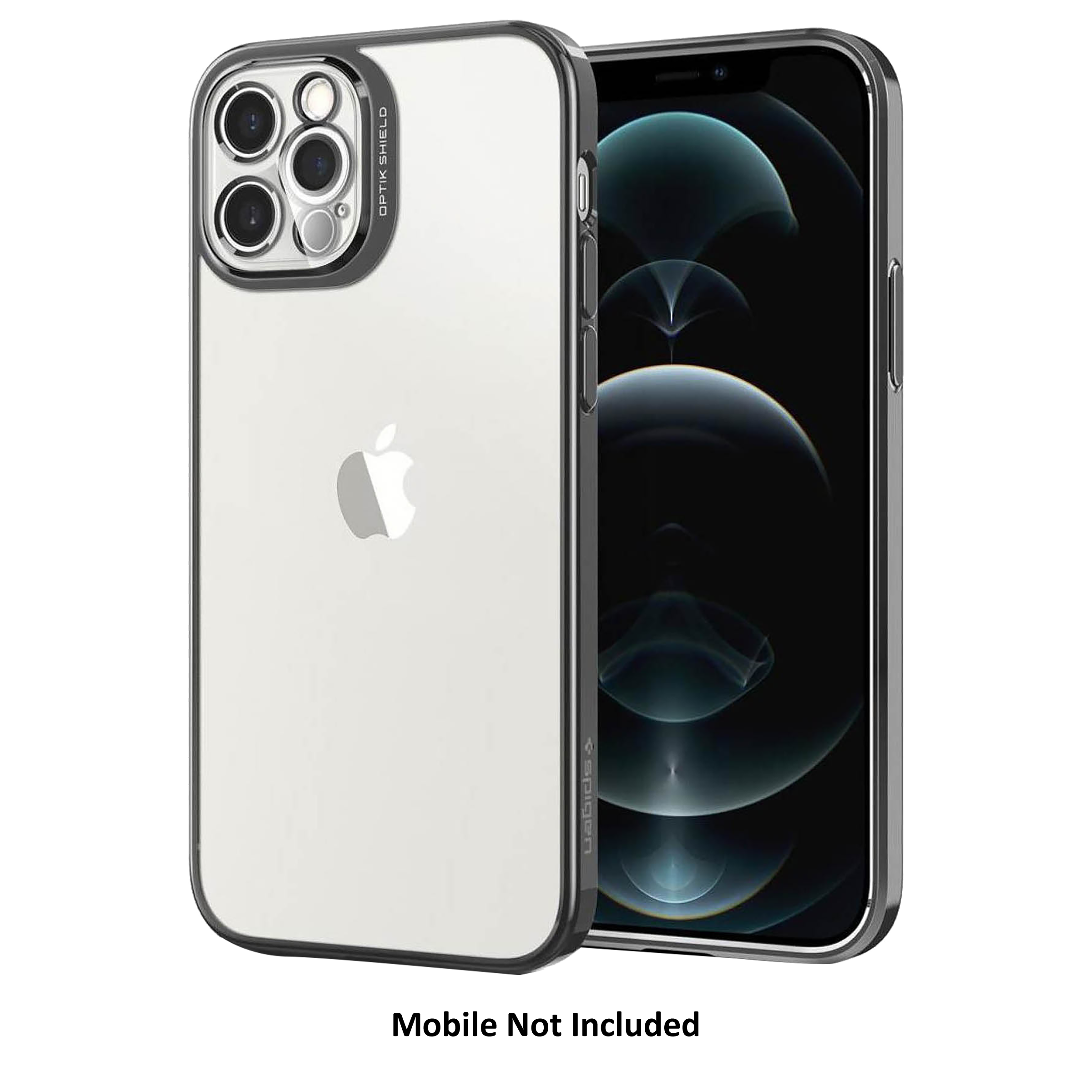 Buy Spigen Optik Crystal TPU Back Case For iPhone 12 Pro (Air Cushion Technology, ACS02102